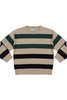 Green Navy Stripes Sweater