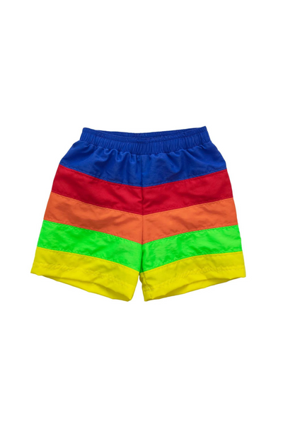 Multi Patched Swim Trunk