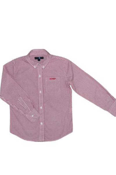 Red Bowen Arrow Button Down