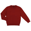 Basic Red Cotton Sweater