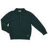 Green Long Sleeve Knit Polo