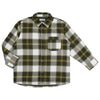 Moss Green Checked Overshirt