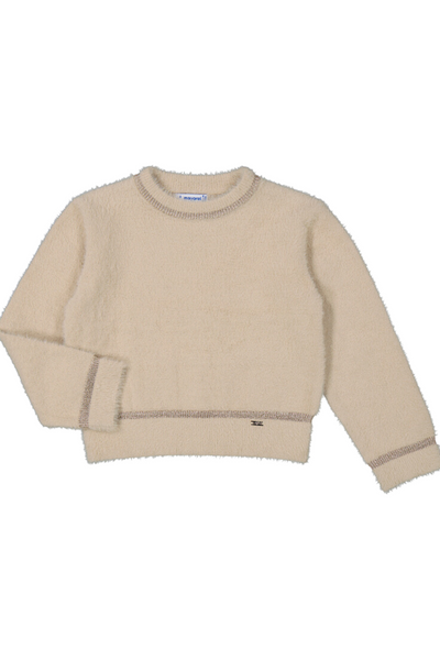 Sand Fuzzy Sweater