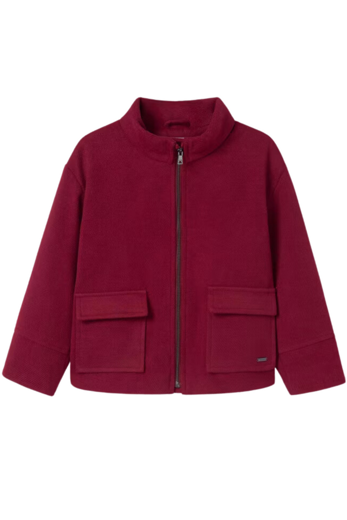 Cherry Woolen Coat