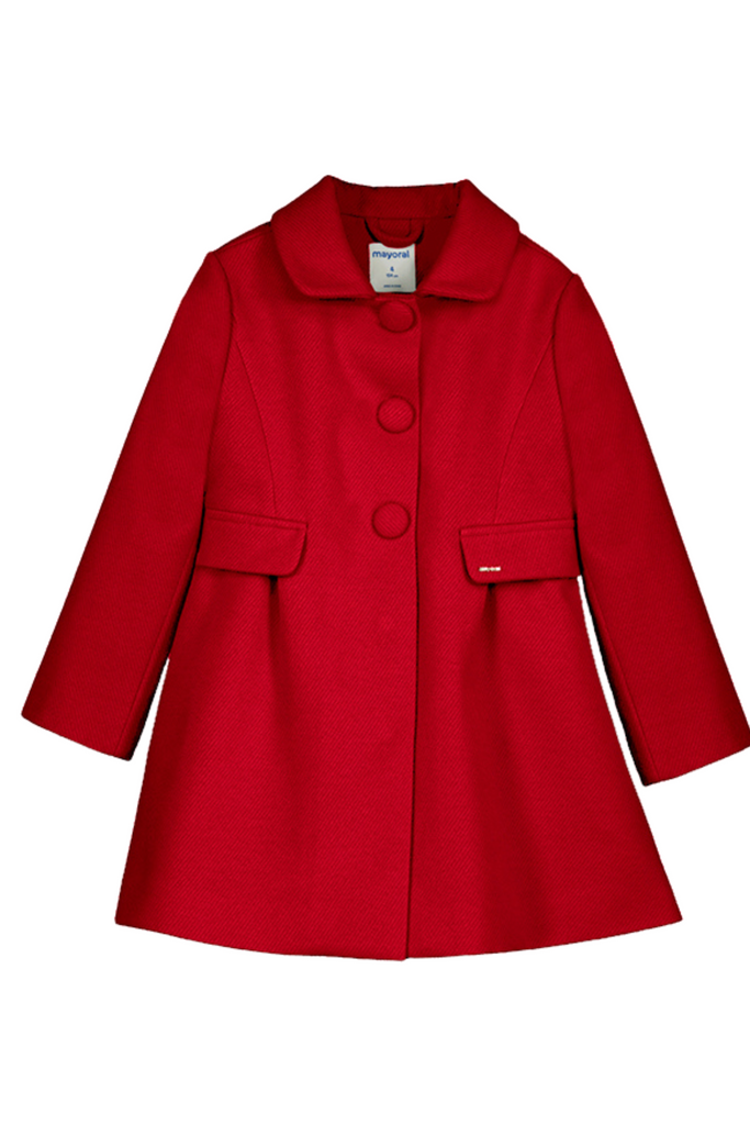 Red A-Line Coat