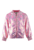 Lola And The Boys - Pink Stars Sequin Bomber Jacket