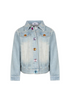 Lola And The Boys - Rainbow Pearl Denim Jacket