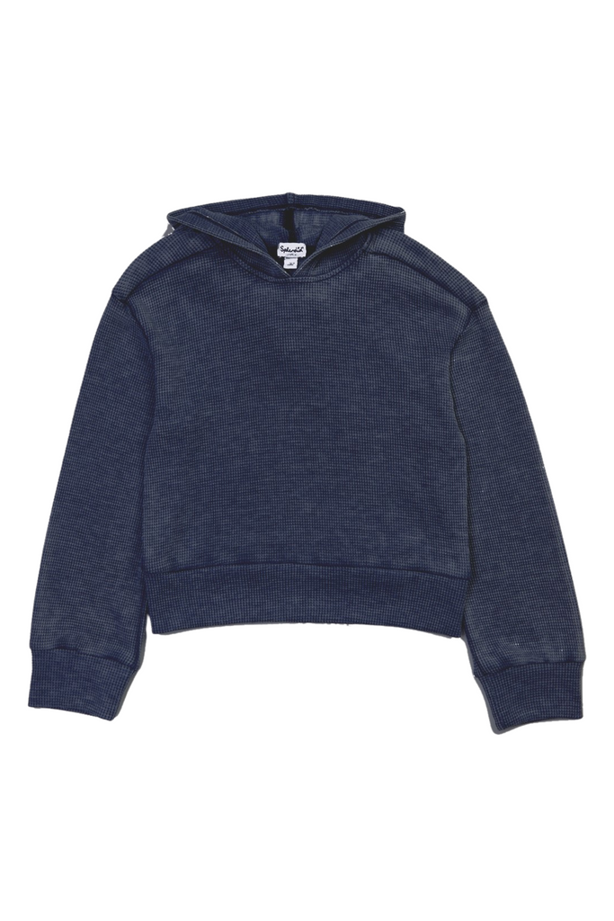 Splendid - Deep Navy Thermal Hoodie