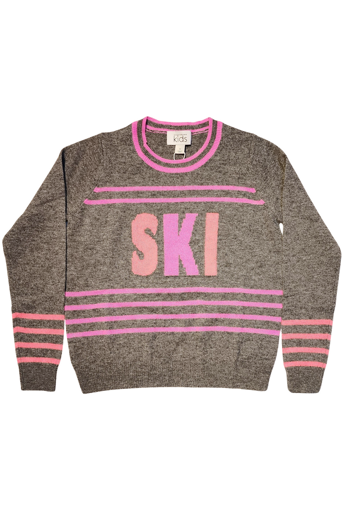 Autumn Cashmere - Coin Lipstick Ski Stripe Crew