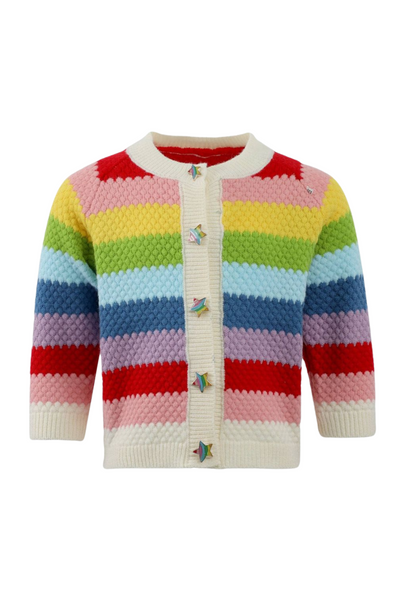 Lola And The Boys  - Rainbow Bright Knit Cardigan