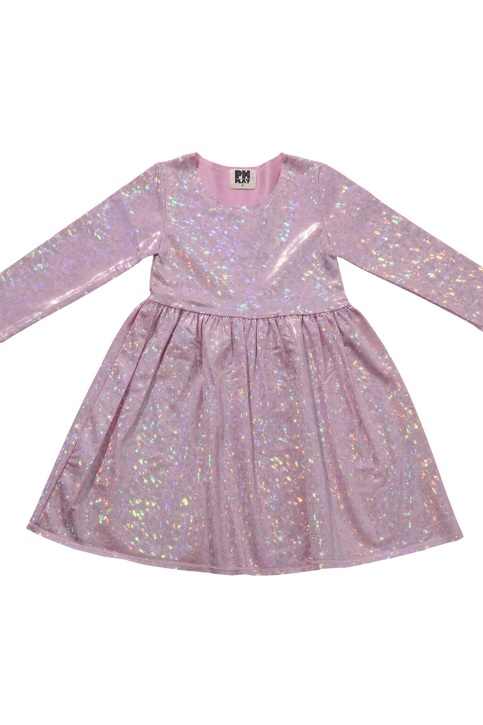 Petite Hailey - Holo Disco Dress