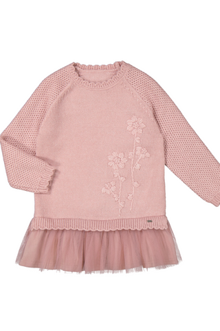 Rose Combined Knit Dress