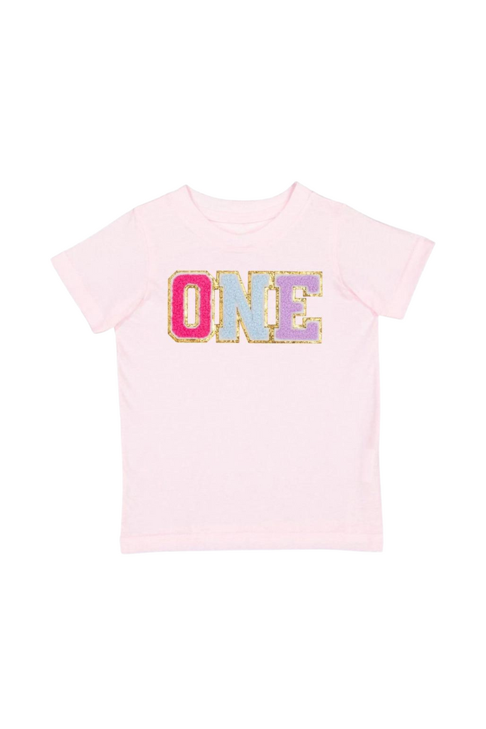 First Birthday Patch Short Sleeve T-Shirt