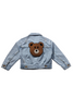 Bear Patched Denim Jacket