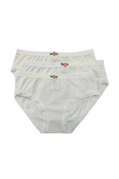 White 3 Panty Pack