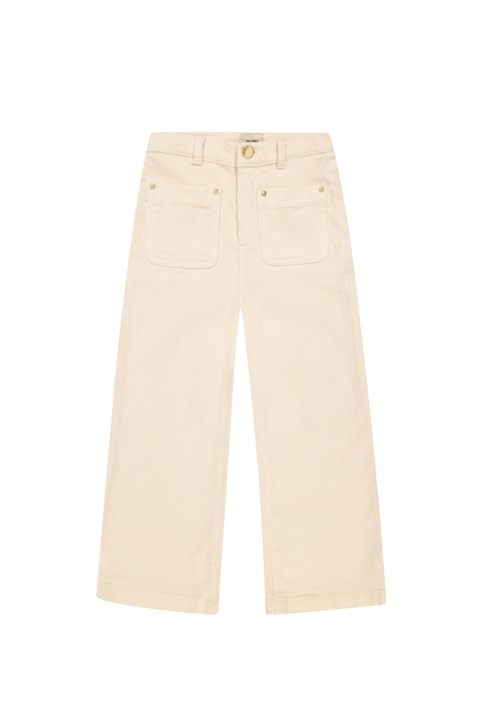 Lily Wide Leg Pants - Manilla Corduroy