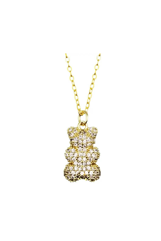 Gold Gummy Bear Necklace