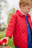 Little English - Classic Red Quilted Jacket