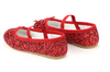 Victoria Glitter Ballet Shoe - Red