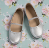 Sasha Ballerina Flat - Silver