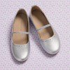 Sasha Ballerina Flat - Silver