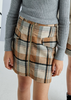 Cinnamon Check Skirt