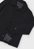 Black Long Sleeve Overshirt