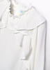 Natural Chiffon Ruffles Blouse