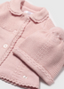 Baby Rose Tricot Coat & Hat Set