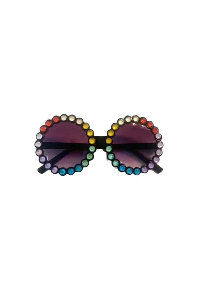 Black Rhinestone Sunglasses