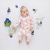 Pink Bunnies Bamboo Romper