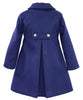 American Widgeon - Faux Wool Pleated Coat