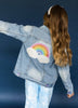 Lola And The Boys - Rainbow Pearl Denim Jacket