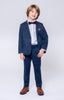 Appaman - 2 Piece Stretchy Mod Suit - Indigo Wales Check