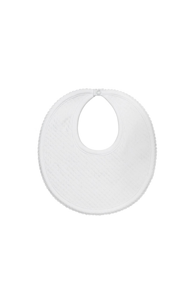 White Milano Bib With White Trim