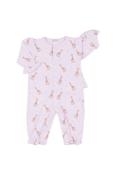 Sophie Giraffe Pink Playsuit