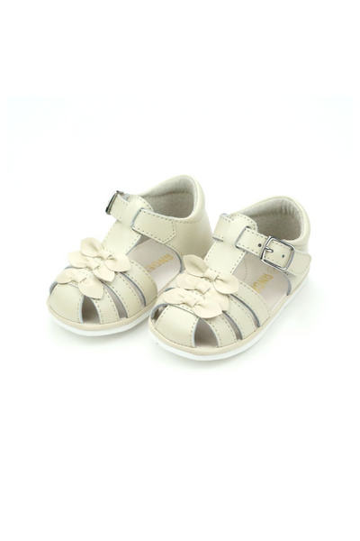 Everly Angel Baby Bow Sandal - Oatmeal