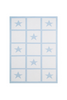 Star Knit Blanket - Light Blue