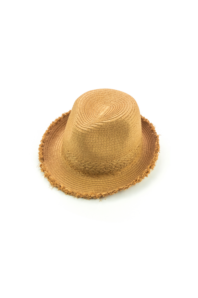 Beach Vibes Fedora - Tobacco