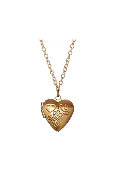 Small Heart Locket Necklace